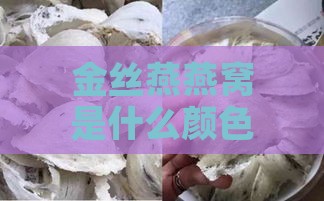 金丝燕燕窝是什么颜色的