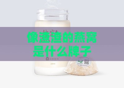 像渣渣的燕窝是什么牌子