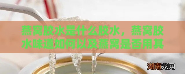 燕窝胶水是什么胶水，燕窝胶水味道如何以及燕窝是否用其粘合？