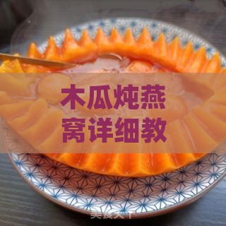 木瓜炖燕窝详细教程：从选材到炖煮步骤全解析