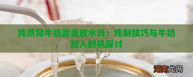 炖燕窝牛奶需要放水吗：炖制技巧与牛奶加入时机探讨