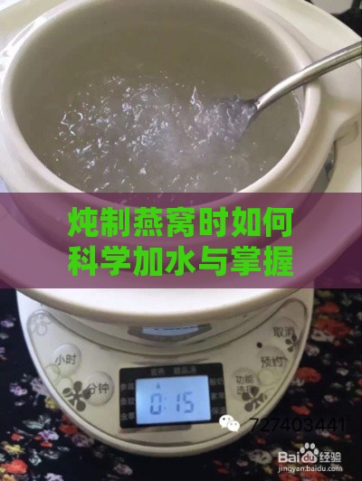 炖制燕窝时如何科学加水与掌握水量