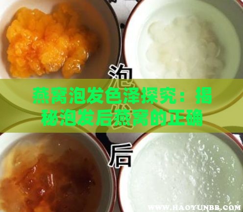 燕窝泡发色泽探究：揭秘泡发后燕窝的正确颜色