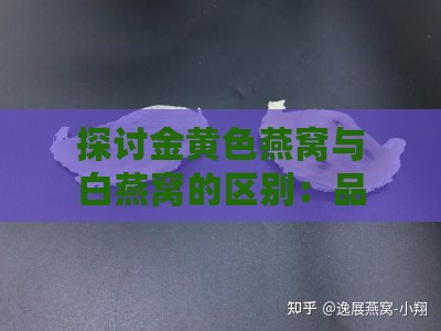 探讨金黄色燕窝与白燕窝的区别：品质、来源与选购要点全解析