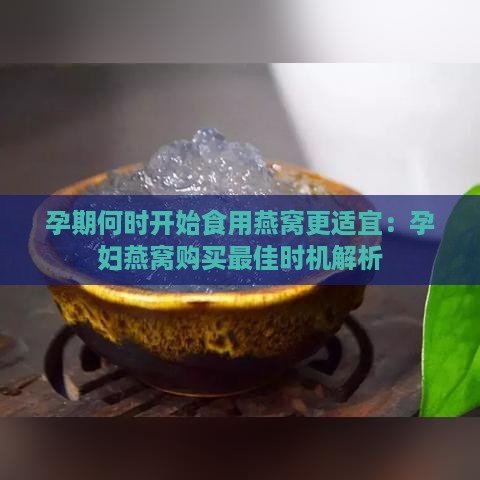 孕期何时开始食用燕窝更适宜：孕妇燕窝购买更佳时机解析