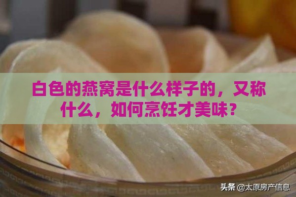 白色的燕窝是什么样子的，又称什么，如何烹饪才美味？