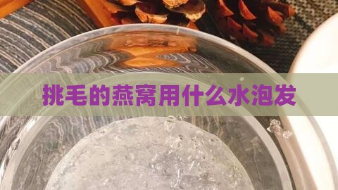 挑毛的燕窝用什么水泡发