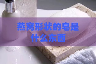 燕窝形状的皂是什么东西