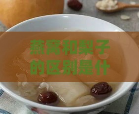 燕窝和梨子的区别是什么