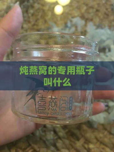 炖燕窝的专用瓶子叫什么