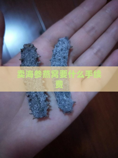 卖海参燕窝要什么手续费