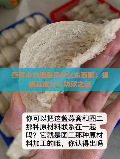 燕窝中的胭脂是什么东西啊：揭秘其成分与功效之谜