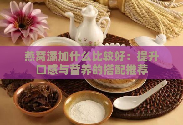 燕窝添加什么比较好：提升口感与营养的搭配推荐