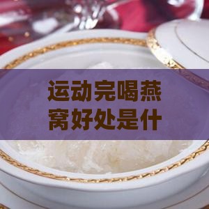 运动完喝燕窝好处是什么：运动后食用燕窝的好处及效果分析