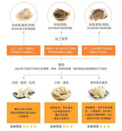 全面解析燕窝各部位名称及功能：一篇文章读懂燕窝结构与应用