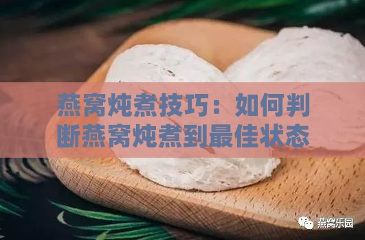 燕窝炖煮技巧：如何判断燕窝炖煮到更佳状态及常见问题解析