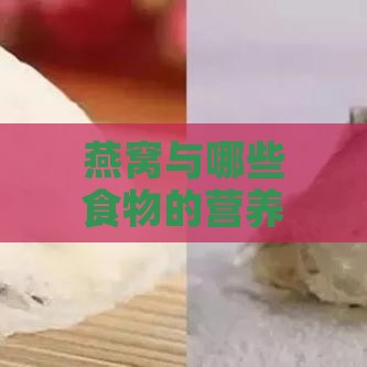 燕窝与哪些食物的营养价值相近：全面解析燕窝的营养成分与功效对比