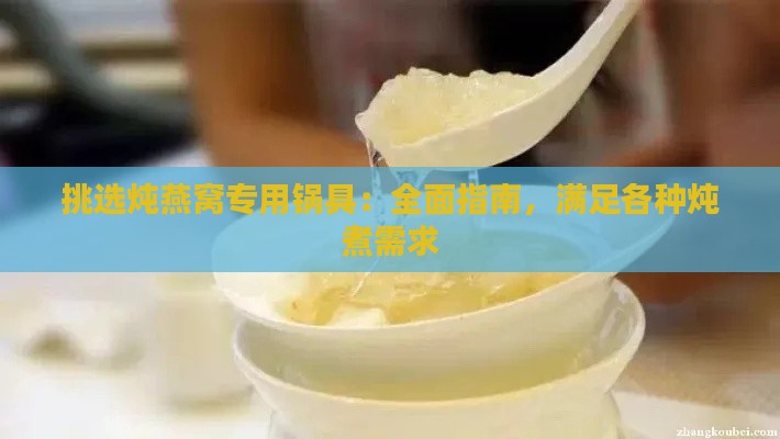 挑选炖燕窝专用锅具：全面指南，满足各种炖煮需求