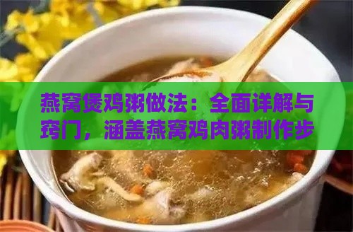 燕窝煲鸡粥做法：全面详解与窍门，涵盖燕窝鸡肉粥制作步骤