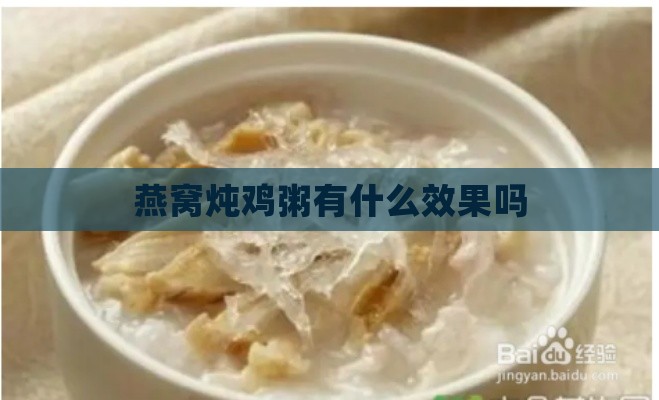 燕窝炖鸡粥有什么效果吗