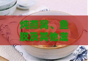 炖燕窝、鱼胶及其他滋补食材专用锅具一览：挑选指南与使用技巧