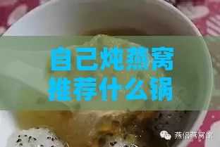 自己炖燕窝推荐什么锅好