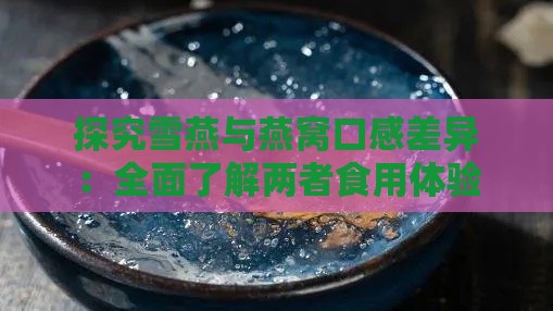 探究雪燕与燕窝口感差异：全面了解两者食用体验与营养价值