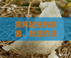 燕窝起泡的原因、处理方法及如何鉴别燕窝质量全解析