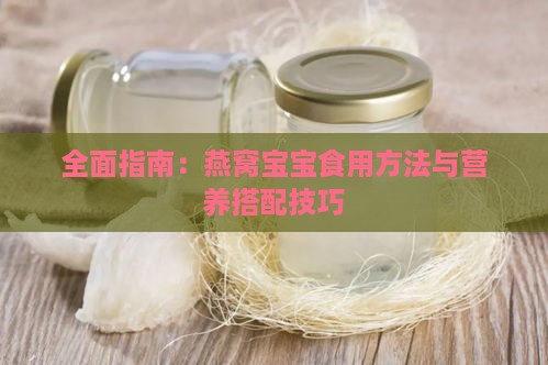 全面指南：燕窝宝宝食用方法与营养搭配技巧