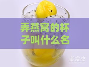 弄燕窝的杯子叫什么名字啊：炖燕窝专用杯英文名