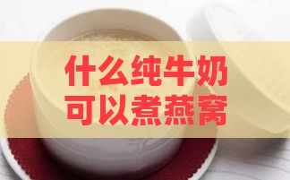 什么纯牛奶可以煮燕窝啊