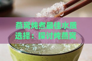 燕窝炖煮更佳水质选择：探讨炖燕窝应使用哪种水