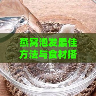 燕窝泡发更佳方法与食材搭配：全方位指南打造美味口感