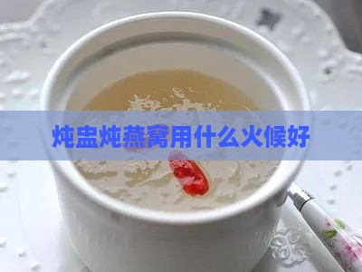 炖盅炖燕窝用什么火候好