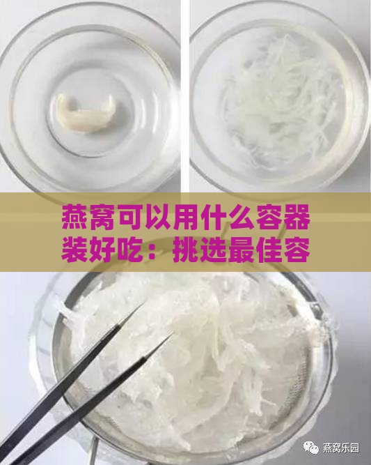 燕窝可以用什么容器装好吃：挑选更佳容器提升口感体验