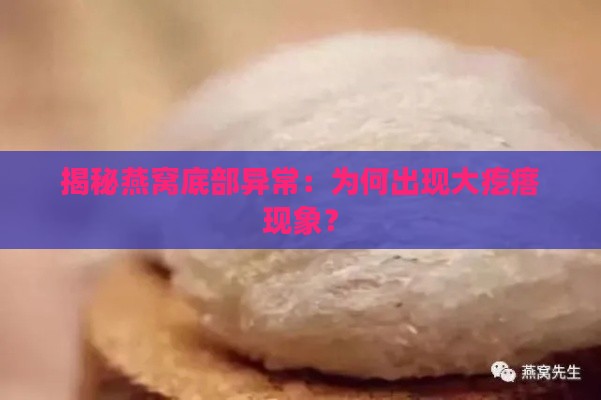 揭秘燕窝底部异常：为何出现大疙瘩现象？