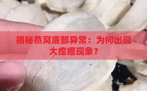 揭秘燕窝底部异常：为何出现大疙瘩现象？