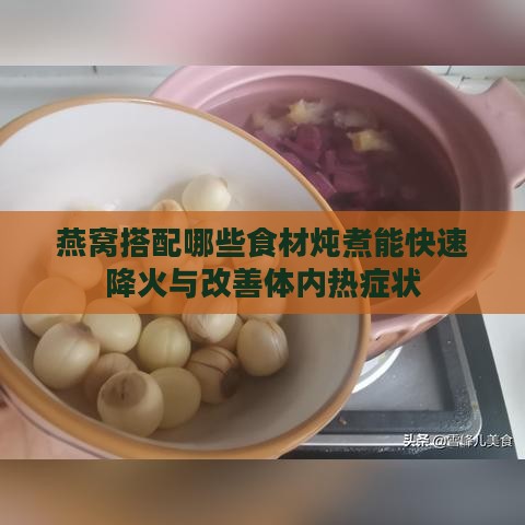 燕窝搭配哪些食材炖煮能快速降火与改善体内热症状