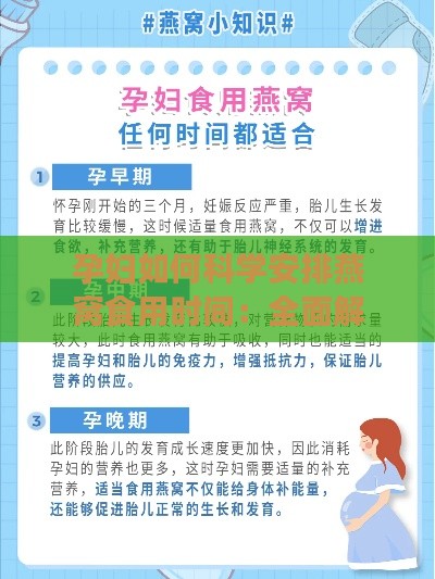 孕妇如何科学安排燕窝食用时间：全面解析孕期燕窝摄入的更佳时机与建议