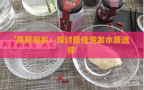 '燕窝泡发：探讨更佳泡发水质选择'