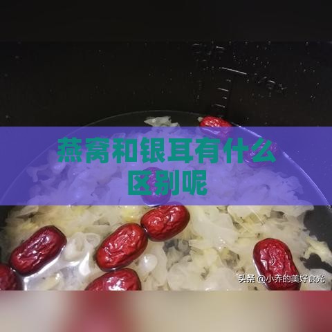 燕窝和银耳有什么区别呢