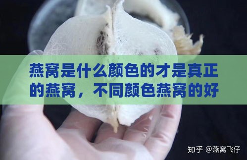 燕窝是什么颜色的才是真正的燕窝，不同颜色燕窝的好坏对比分析