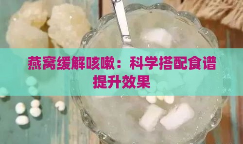 燕窝缓解咳嗽：科学搭配食谱提升效果