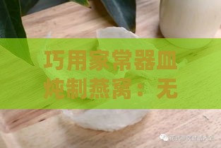 巧用家常器皿炖制燕窝：无炖盅时的替代方案