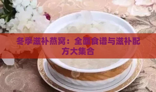 冬季滋补燕窝：全面食谱与滋补配方大     