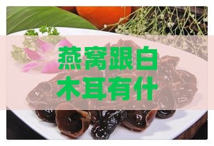 燕窝跟白木耳有什么区别呢：燕窝与白木耳的营养价值对比分析