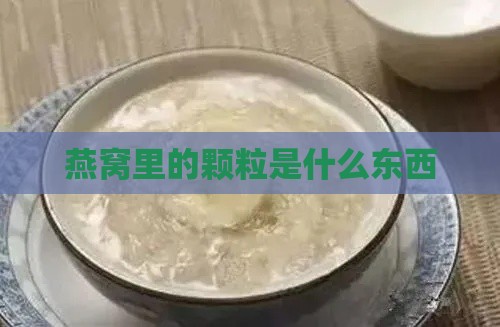 燕窝里的颗粒是什么东西