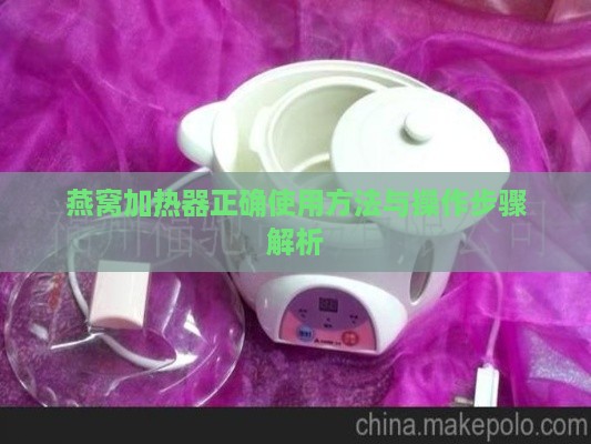 燕窝加热器正确使用方法与操作步骤解析