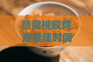 燕窝桃胶炖煮更佳时间与食用技巧：全面解析不同人群的理想饮用时刻