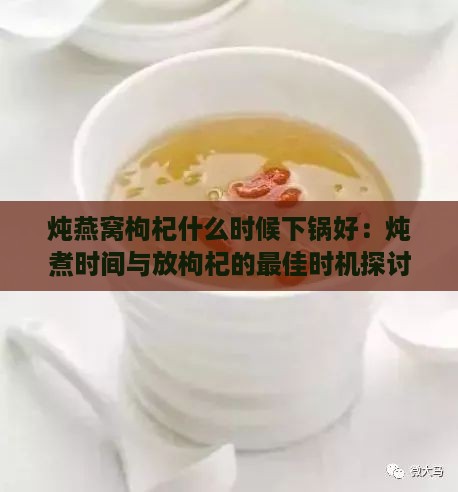 炖燕窝枸杞什么时候下锅好：炖煮时间与放枸杞的更佳时机探讨